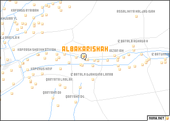 map of Al Bakārishah