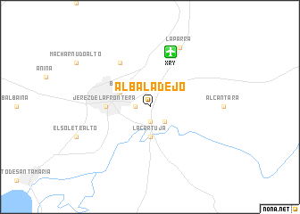 map of Albaladejo
