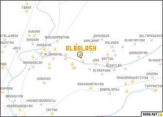 map of Al Balāsh