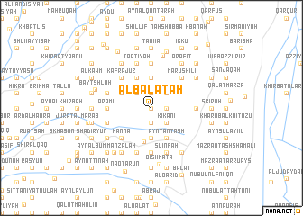 map of Al Balāţah