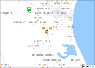 map of Albal