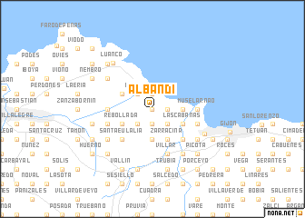 map of Albandi