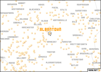 map of Albantown