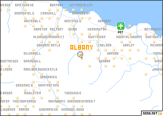 map of Albany