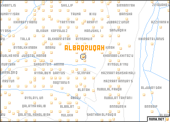 map of Al Baqrūqah