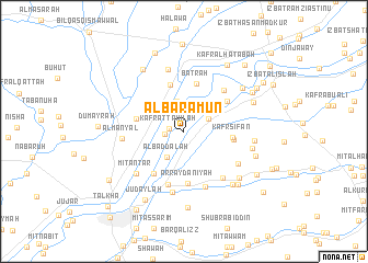 map of Al Barāmūn