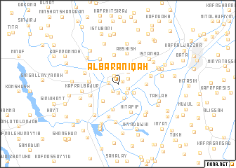 map of Al Barāniqah