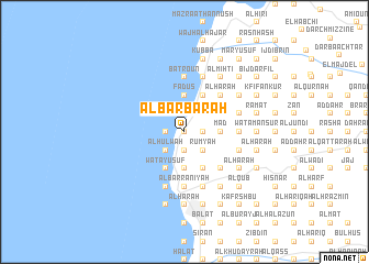 map of Al Barbārah