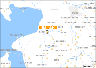 map of Al Barbaw