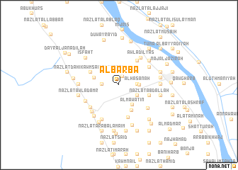 map of Al Barbá