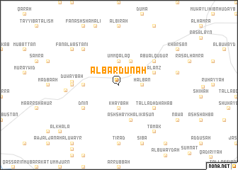 map of Al Bardūnah