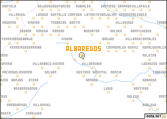 map of Albaredos