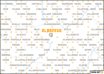 map of Albaredo