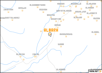 map of Al Barḩ