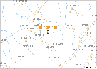 map of Albarical