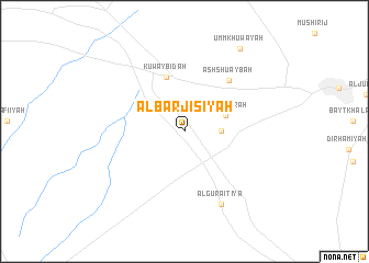 map of Al Barjisīyah