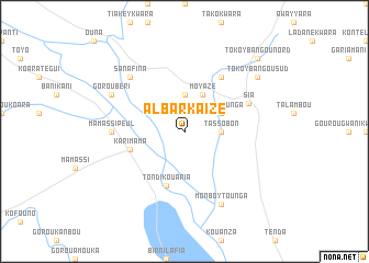 map of Albarkaïzé