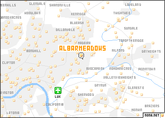 map of Al Bar Meadows