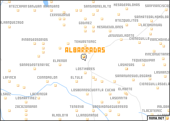 map of Albarradas