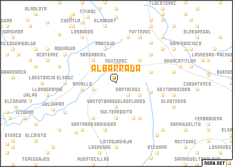 map of Albarrada