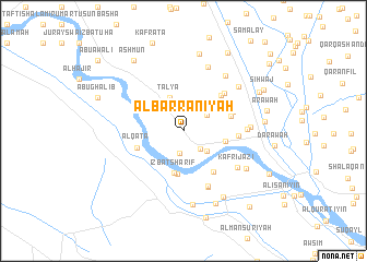 map of Al Barrānīyah