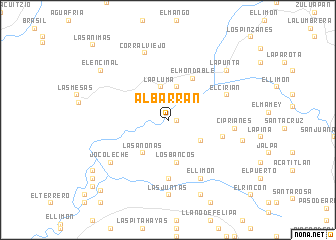 map of Albarran