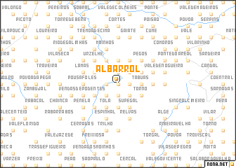 map of Albarrol