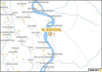 map of Al Barshā