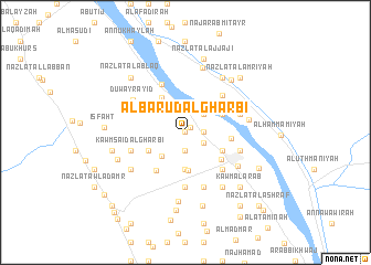 map of Al Bārūd al Gharbī