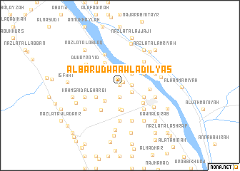 map of Al Bārūd wa Awlād Ilyās