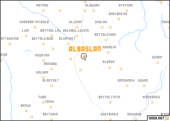 map of Al Başlān