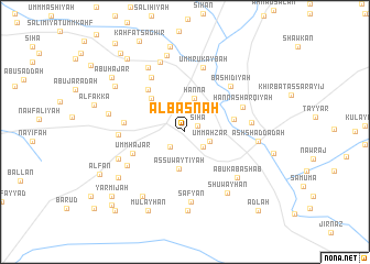 map of Al Başnah