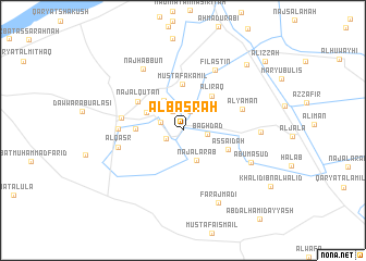 map of Al Başrah