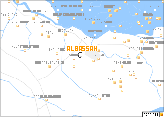 map of Al Başşah