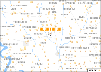 map of Al Batānūn