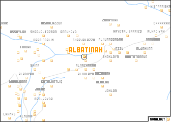 map of Al Bāţinah