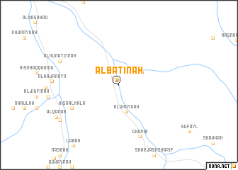 map of Al Bāţinah