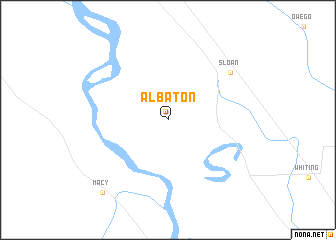 map of Albaton