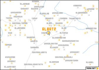 map of Al Baţr