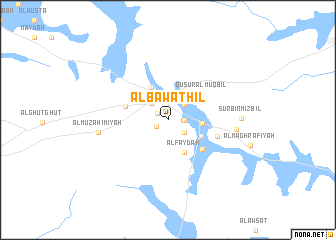 map of Al Bawāthil