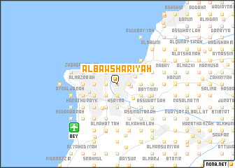 map of Al Bawsharīyah