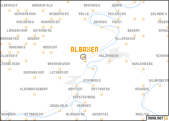 map of Albaxen