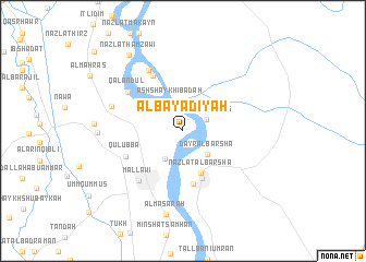 map of Al Bayāḑīyah