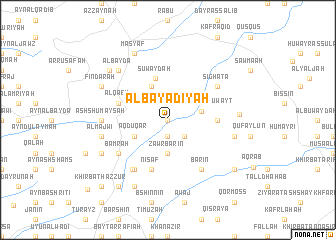 map of Al Bayāḑīyah