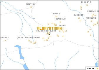 map of Al Bayāţinah