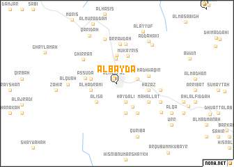map of Al Bayḑāʼ