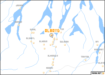 map of Al Bayd