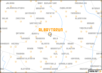 map of Al Bayţarūn