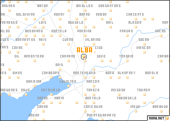 map of Alba