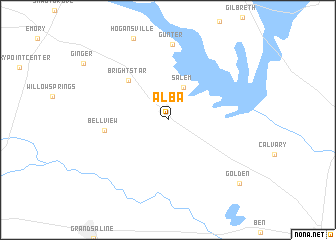 map of Alba